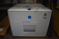 HIPCE Model SFC-02 White Poly Single Drawer Lockable Filing Cabinet. 
