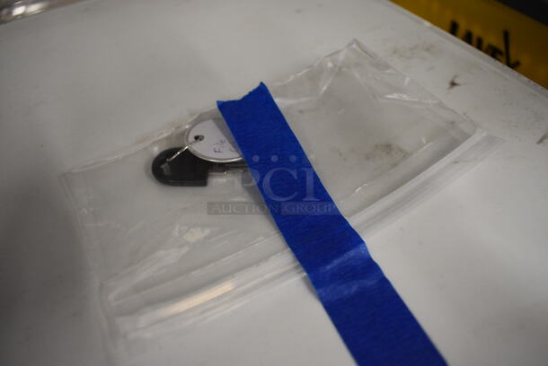 HIPCE Model SFC-02 White Poly Single Drawer Lockable Filing Cabinet.  - Image 5 of 5