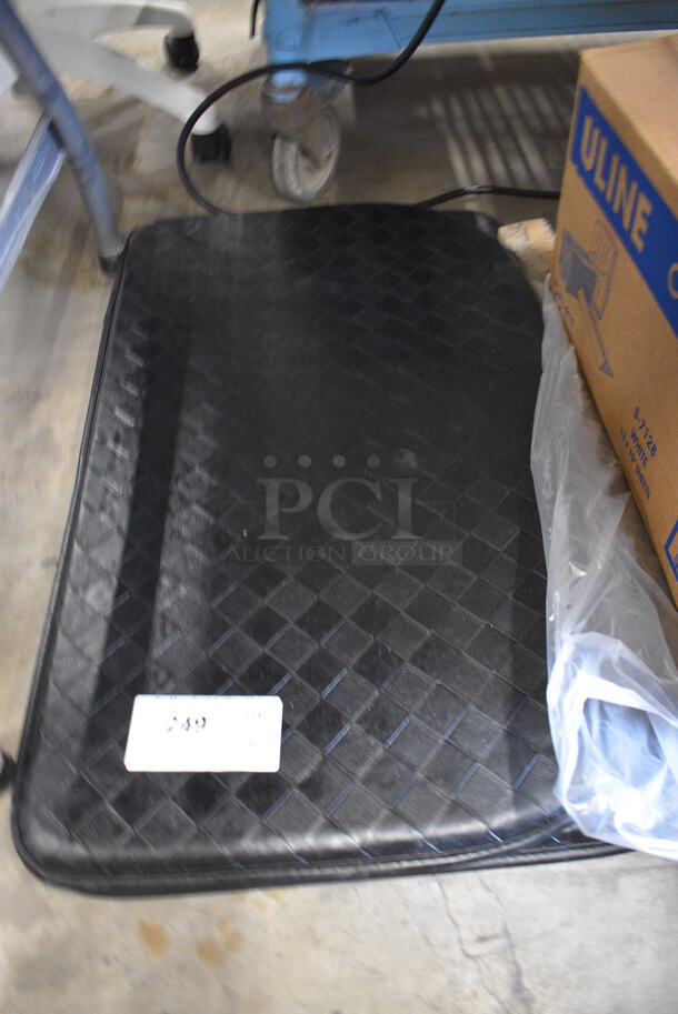 2 Black Floor Mats. 30x18. 2 Times Your Bid! - Image 1 of 3