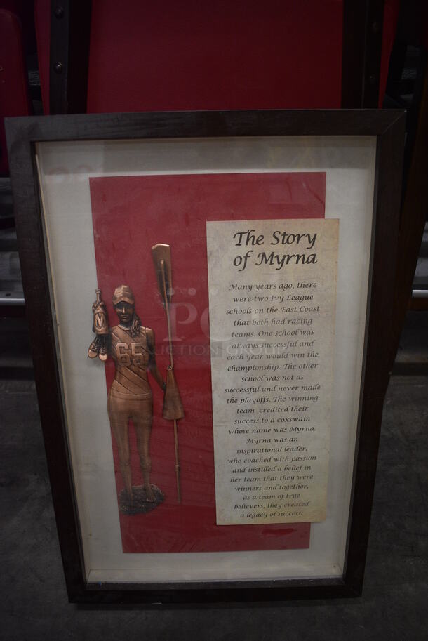 The Story of Myrna in Picture Box. 17x2x26 - Image 1 of 5