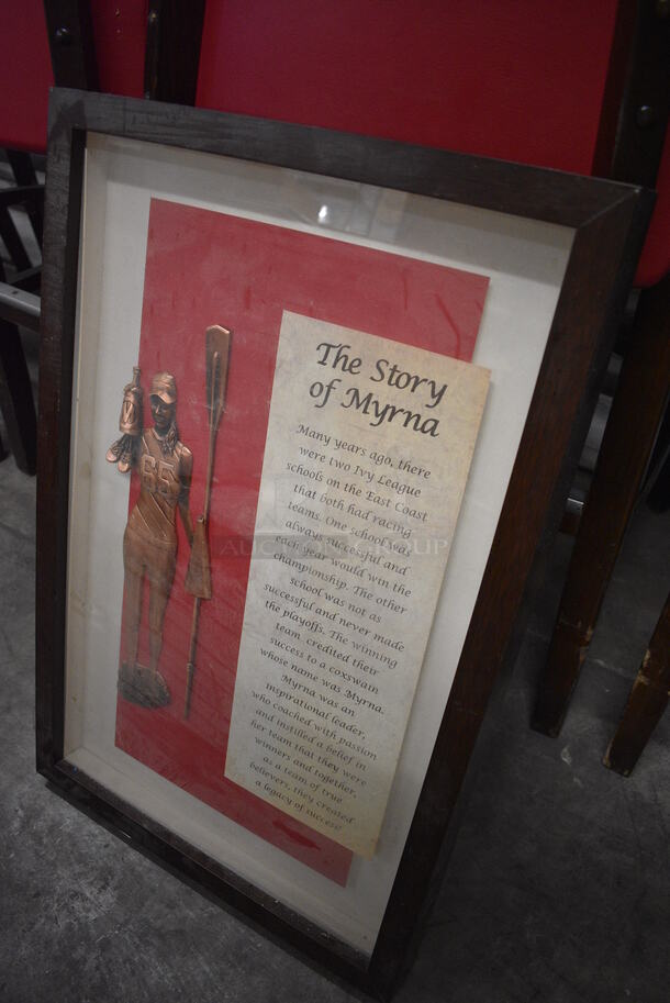 The Story of Myrna in Picture Box. 17x2x26 - Image 4 of 5