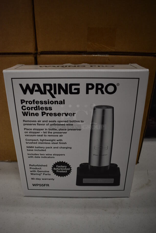 4 BRAND NEW IN BOX! Waring Pro Professional Cordless Wine Preservers. 4 Times Your Bid! - Image 1 of 5