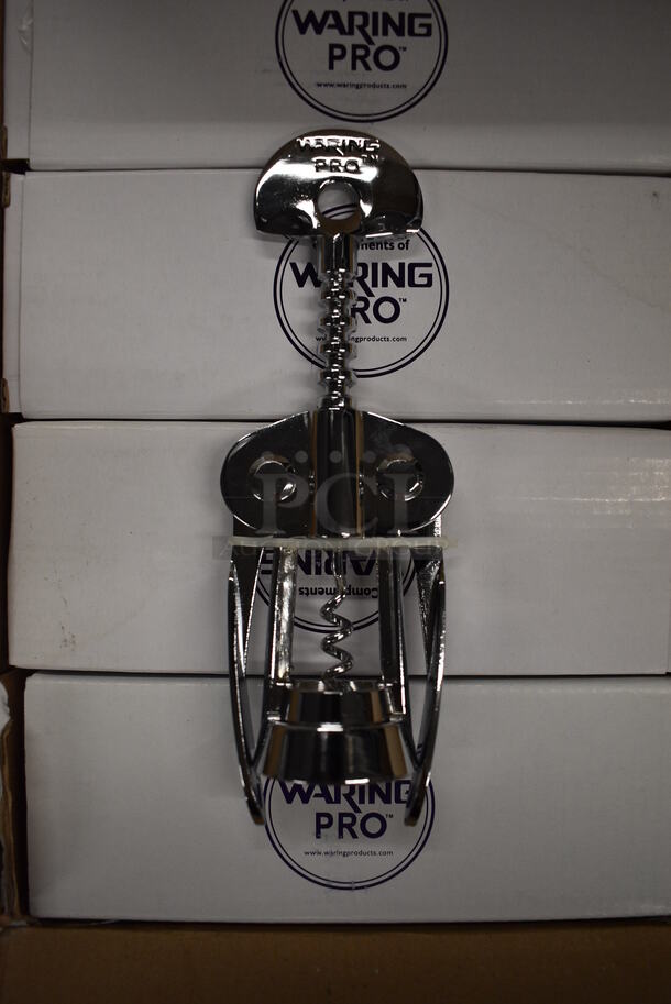 12 BRAND NEW IN BOX! Waring Pro Metal Wing Corkscrew Wine Openers. 12 Times Your Bid! - Image 1 of 3