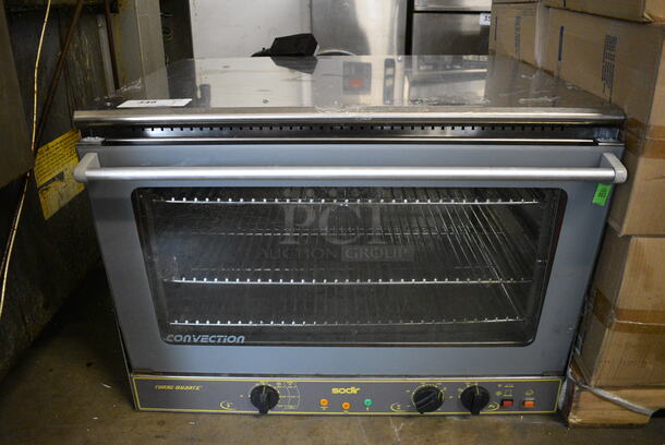 NICE! Equipex LLC Model FC100G Stainless Steel Commercial Countertop Electric Powered Convection Oven w/ View Through Door and Metal Racks. 208/240 Volts, 1 Phase. 31x31x23 - Image 1 of 6