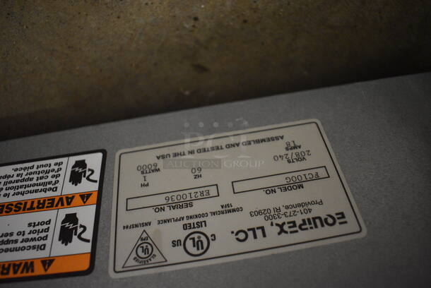 NICE! Equipex LLC Model FC100G Stainless Steel Commercial Countertop Electric Powered Convection Oven w/ View Through Door and Metal Racks. 208/240 Volts, 1 Phase. 31x31x23 - Image 5 of 6