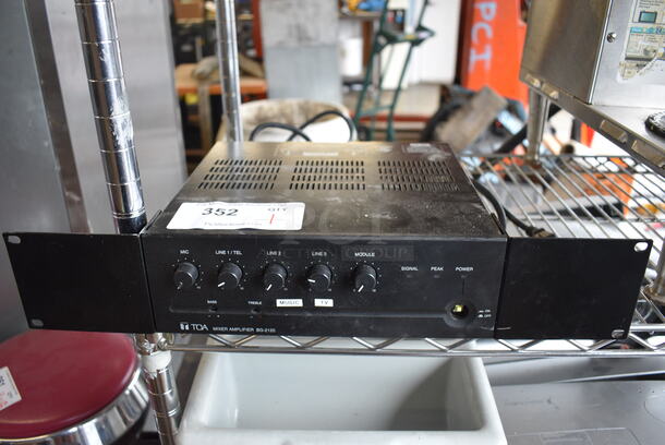 TOA BG-2120 Mixer Amplifier. 19x10x3.5