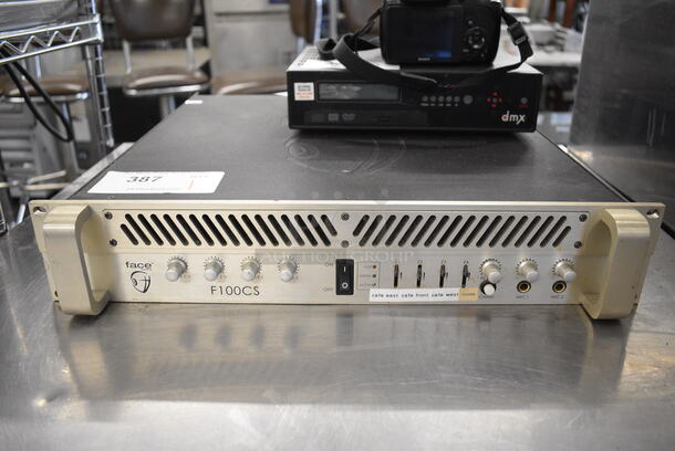 Face F100CS Metal Contracting Amplifier. 9x19x3.5