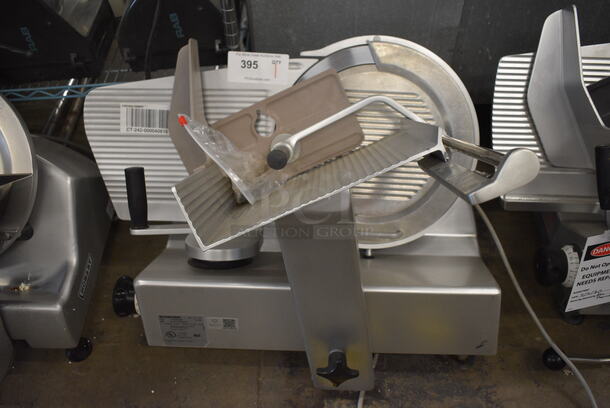 WOW! 2008 Bizerba Model SE 12 US Stainless Steel Commercial Countertop Meat Slicer. 120 Volts, 1 Phase. 26x26x24. Tested and Working!