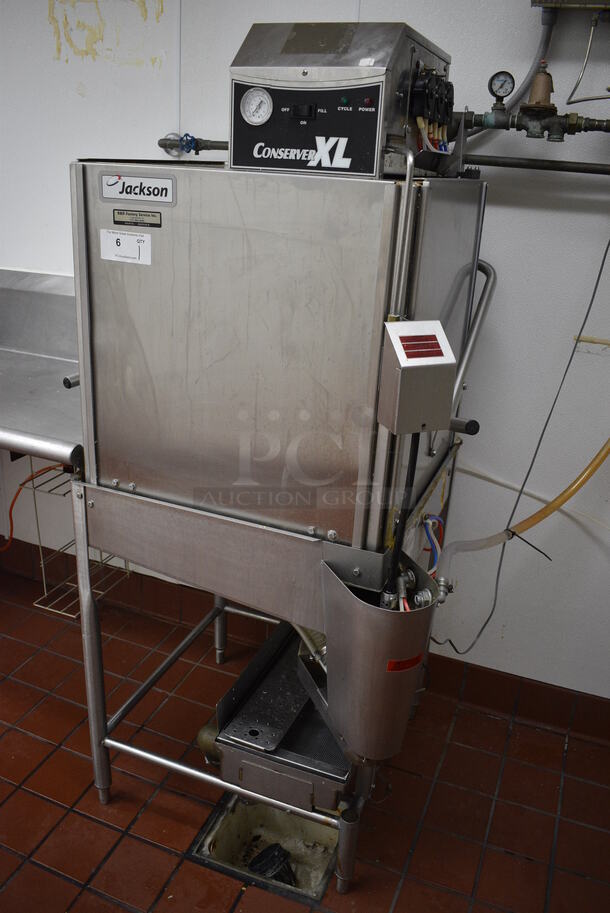 GORGEOUS! 2010 Jackson Model CONSERVER XL Stainless Steel Commercial Straight Pass Through Dishwasher. 115 Volts, 1 Phase. 33x32x67. BUYER MUST REMOVE - Image 2 of 9