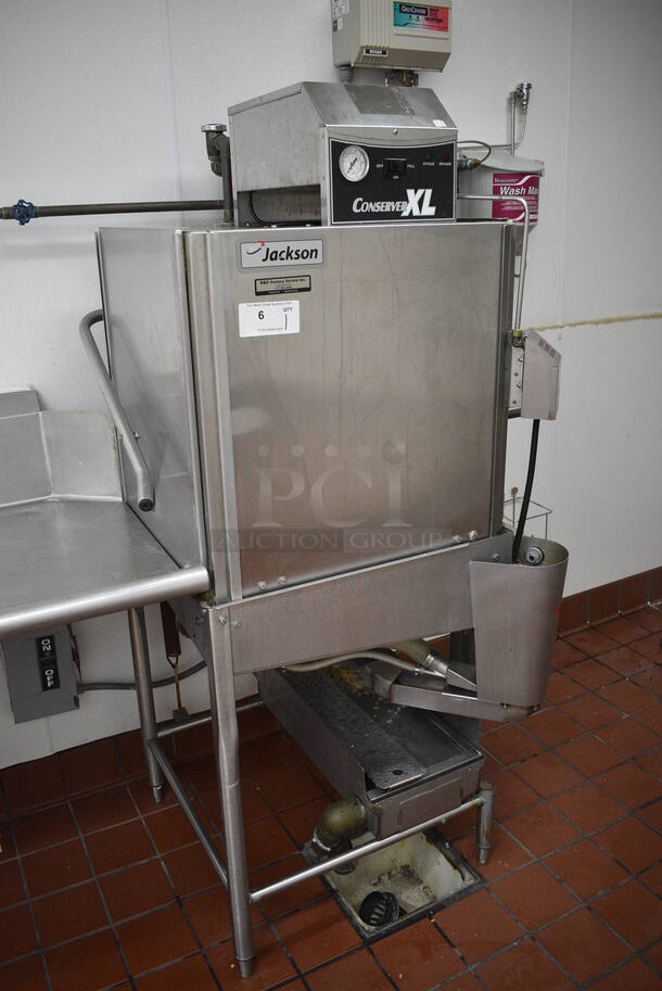 GORGEOUS! 2010 Jackson Model CONSERVER XL Stainless Steel Commercial Straight Pass Through Dishwasher. 115 Volts, 1 Phase. 33x32x67. BUYER MUST REMOVE - Image 3 of 9