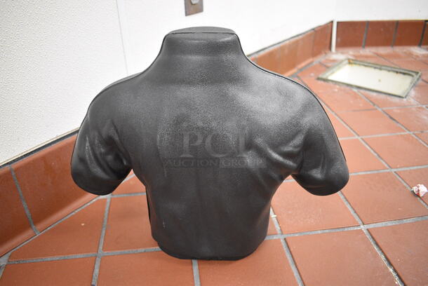 Black Poly Hollow Child T Shirt Mannequin Torso. 16x6x14 - Image 3 of 4