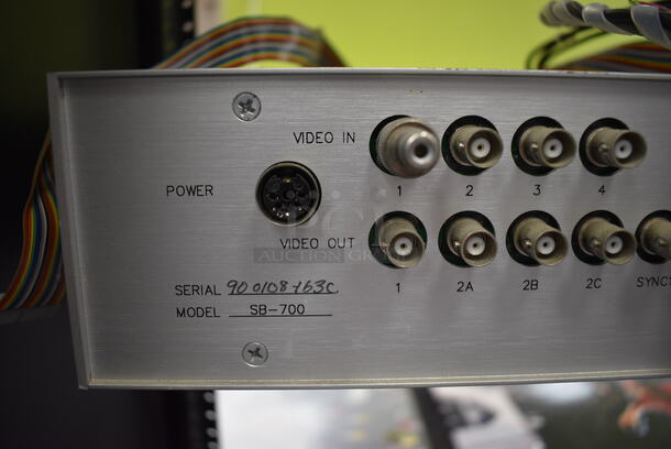Black Metal AV Cabinet on Commercial Casters. 21x20x70 - Image 8 of 9