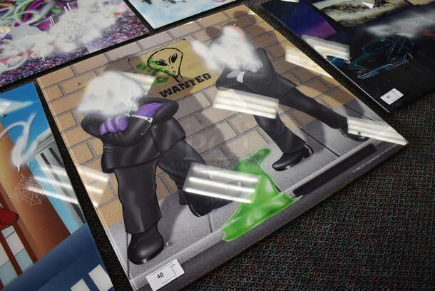 Picture of Chuck E Cheese Style Men In Black. 44x1x44 - Image 2 of 4