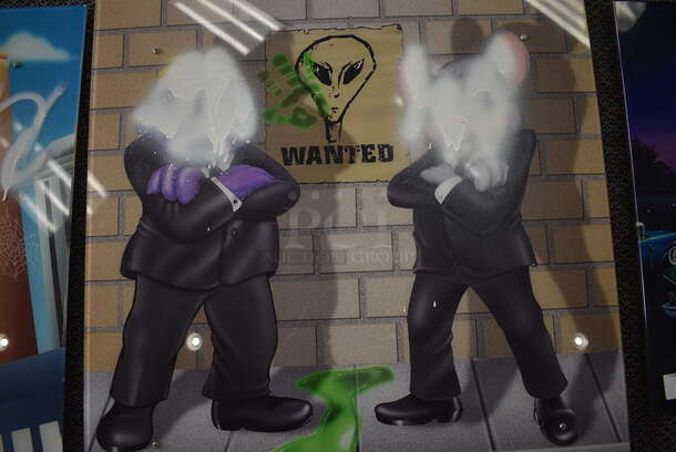 Picture of Chuck E Cheese Style Men In Black. 44x1x44 - Image 3 of 4