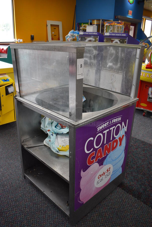 Metal Commercial Cotton Candy Machine Stand. 28x28x50 - Image 2 of 5