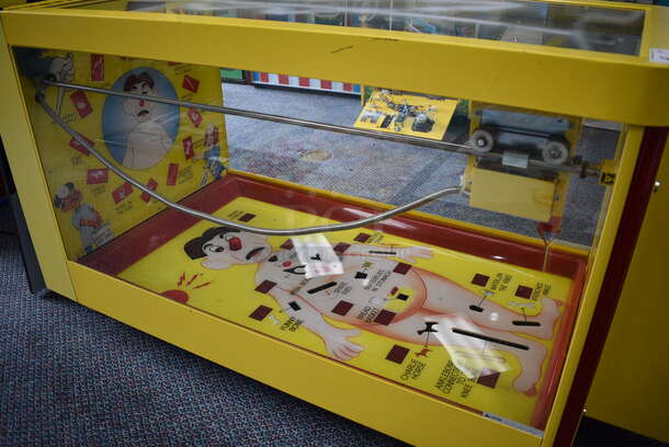 PAOKAI Electronic Enterprise Model 830 Yellow Metal Operation Skill Arcade Game on Casters. 110 Volts, 1 Phase. 28.5x66x85 - Image 6 of 11