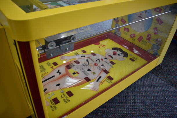 PAOKAI Electronic Enterprise Model 830 Yellow Metal Operation Skill Arcade Game on Casters. 110 Volts, 1 Phase. 28.5x66x85 - Image 7 of 11