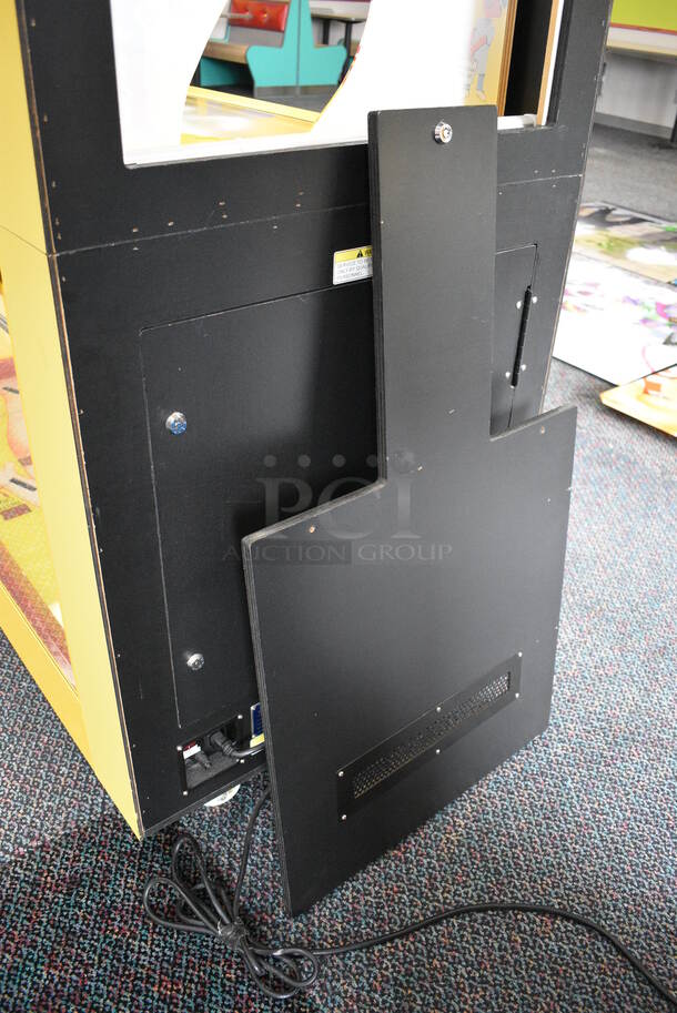 PAOKAI Electronic Enterprise Model 830 Yellow Metal Operation Skill Arcade Game on Casters. 110 Volts, 1 Phase. 28.5x66x85 - Image 9 of 11