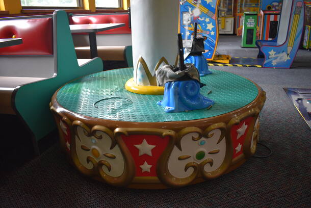 2013 Universal Space Amusement Equipment Model B-330 Metal Angel Carousel (CEC) Arcade Game. 55x55x95 - Image 6 of 8