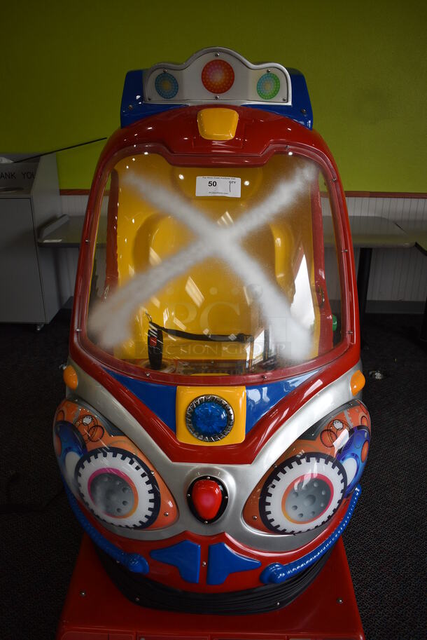 2013 Universal Space Amusement Model B-357 Metal Space Ship Arcade Game on Commercial Casters. 110 Volts, 1 Phase. 34x50x65 - Image 3 of 12