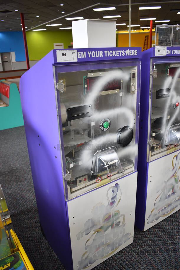 Purple Floor Style Ticket Eater Ticket Counter. 21x24x60 - Image 2 of 8