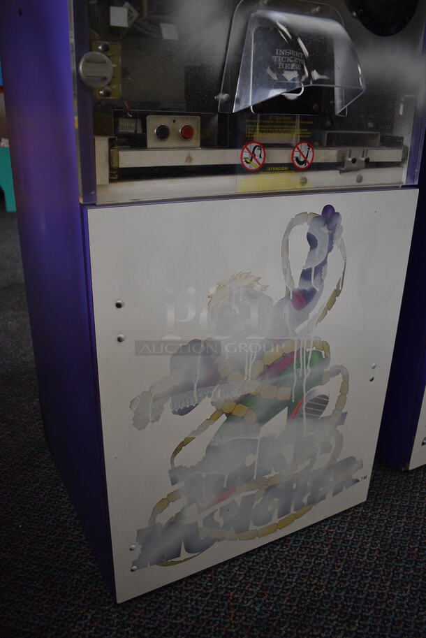Purple Floor Style Ticket Eater Ticket Counter. 21x24x60 - Image 6 of 8