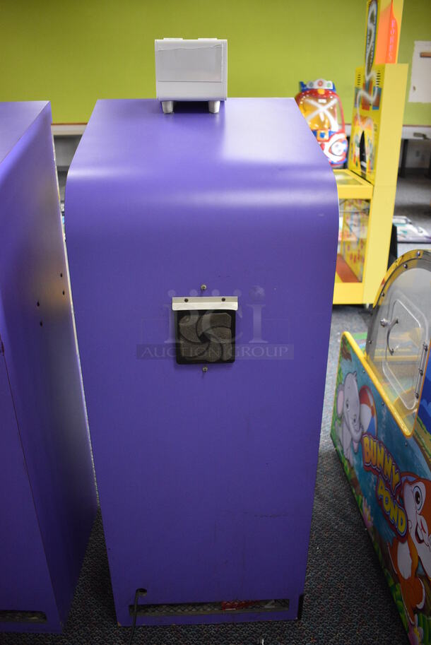 Purple Floor Style Ticket Eater Ticket Counter. 21x24x60 - Image 8 of 8