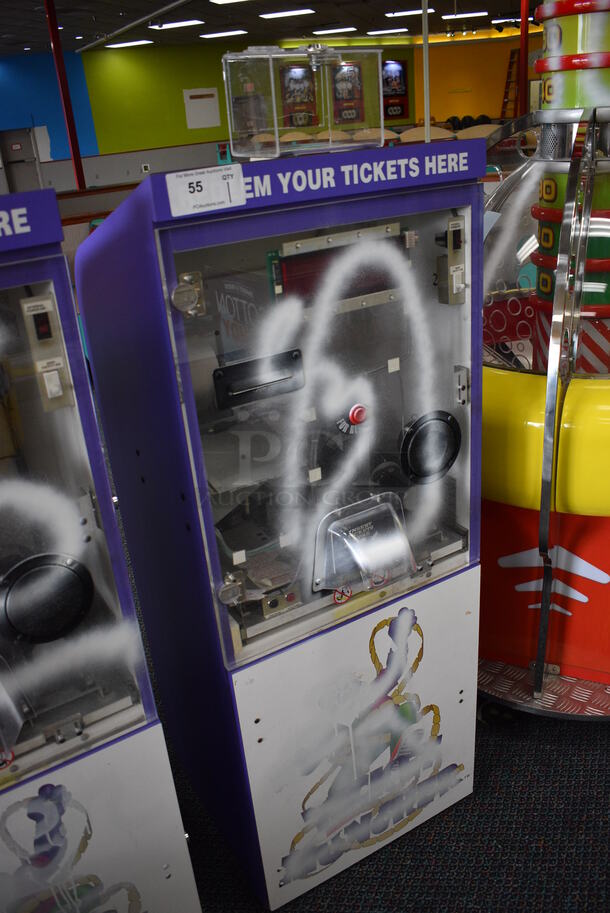 Purple Floor Style Ticket Eater Ticket Counter. 21x24x60 - Image 2 of 6