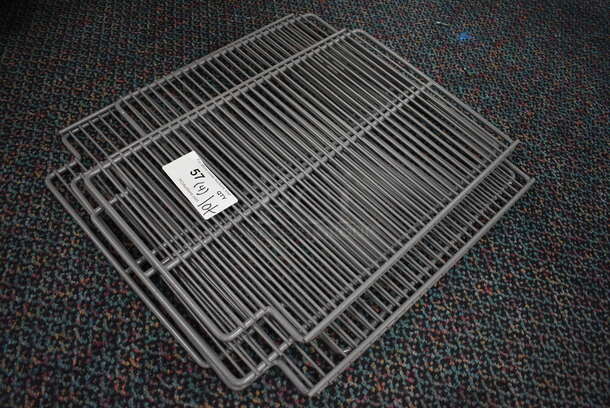 ALL ONE MONEY! Lot of 4 Various Gray Finish Shelves! 21.5x13.5, 21.5x20.5 - Image 2 of 2