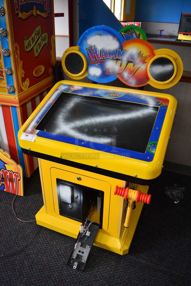 2012 Universal Space Amusement Model C-285 Metal Floor Style HamMerFun Arcade Game. 110 Volts, 1 Phase. 36x32x52 - Image 2 of 12