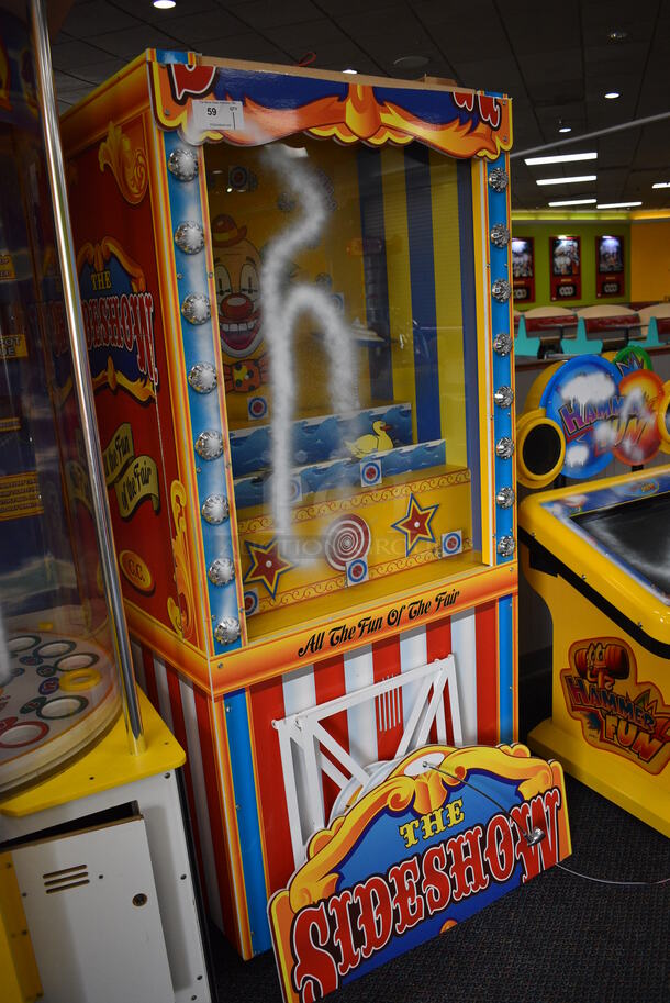 2014 Pan Amusements Metal Floor Style The Slideshow Clown Arcade Game on Casters. 110 Volts, 1 Phase. 35x28x77 - Image 2 of 8
