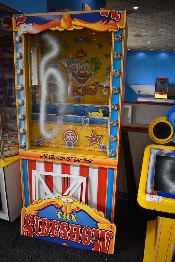 2014 Pan Amusements Metal Floor Style The Slideshow Clown Arcade Game on Casters. 110 Volts, 1 Phase. 35x28x77 - Image 3 of 8
