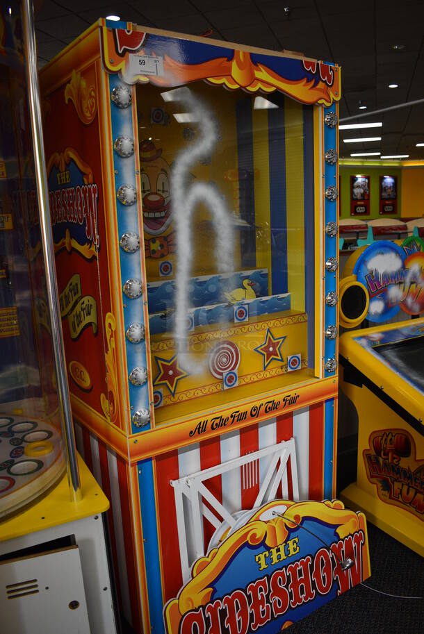 2014 Pan Amusements Metal Floor Style The Slideshow Clown Arcade Game on Casters. 110 Volts, 1 Phase. 35x28x77 - Image 6 of 8