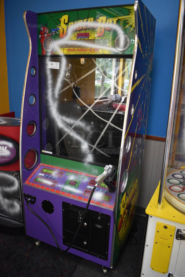 PAOKAI Electronic Enterprise Model 820 Metal Floor Style Spider Bot Arcade Game on Casters. 110 Volts, 1 Phase. 33x29x77 - Image 2 of 12