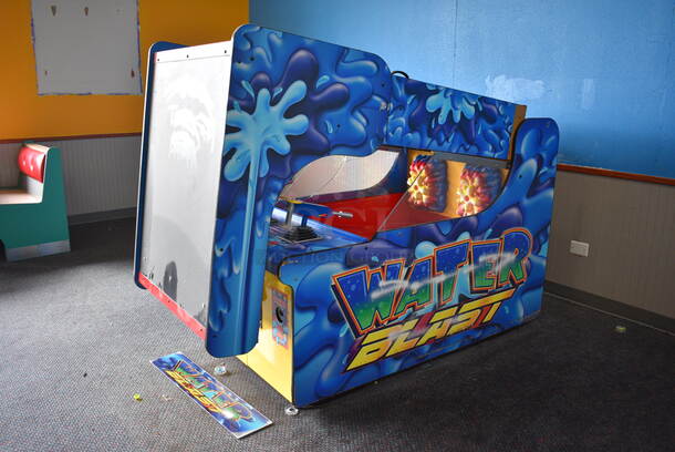 Bob's Space Racers Metal Floor Style Water Blast Arcade Game. 120 Volts, 1 Phase. 73x36x114