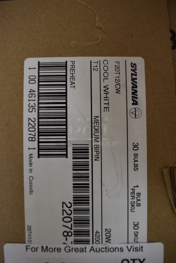 ALL ONE MONEY! Lot of 2 Boxes of Sylvania Fluorescent Lights! 24" - Image 4 of 4