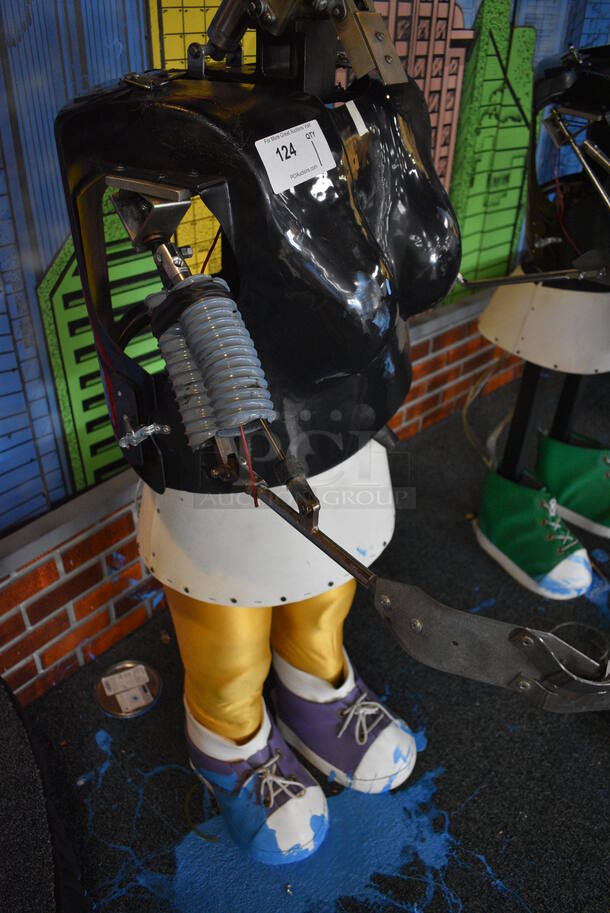 Metal Animatronic Band Member w/ Purple Shoes. 29x30x64. BUYER MUST REMOVE - Image 8 of 8