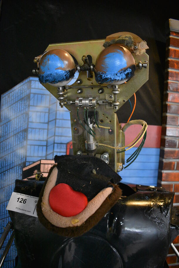Metal Animatronic Band Member w/ Fake Guitar and Fake Amp. 30x29x69 BUYER MUST REMOVE - Image 8 of 9