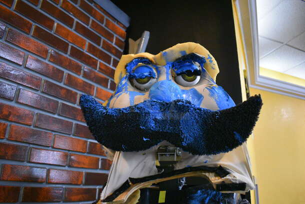 Metal Animatronic Band Member w/ Mustache, 2 Black Shoes and Fake Drum Set. 28x30x68, 21x33x35. BUYER MUST REMOVE - Image 11 of 11