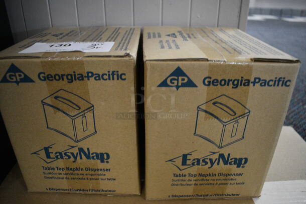 3 BRAND NEW IN BOX! Items; 2 Georgia Pacific Easy Nap Napkin Dispensers and Brighton Jumbo Double Roll Toilet Paper Dispenser. 7.5x6.5x8, 21x6x12. 3 Times Your Bid! - Image 5 of 5