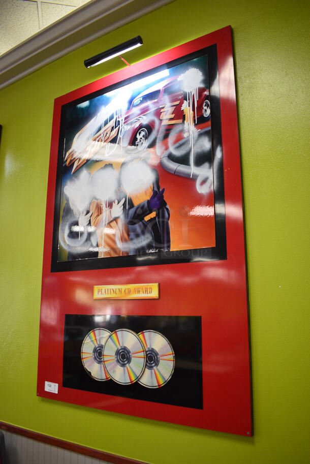Wall Mount CheeseZTop Sign w/ Display Light. 48x1x72. BUYER MUST REMOVE - Image 5 of 5