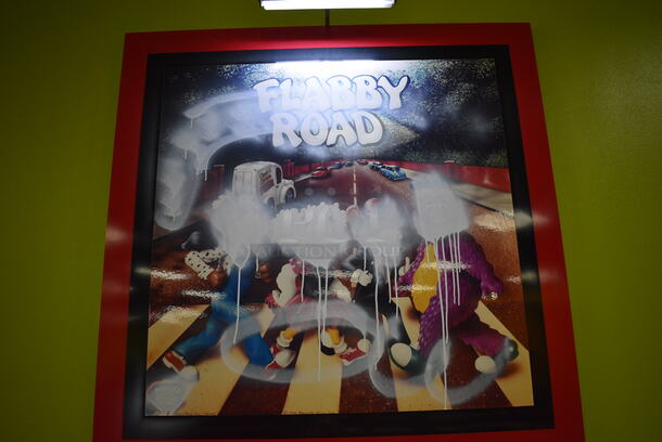 Wall Mount Flabby Road Sign w/ Display Light. 48x1x72. BUYER MUST REMOVE - Image 5 of 6