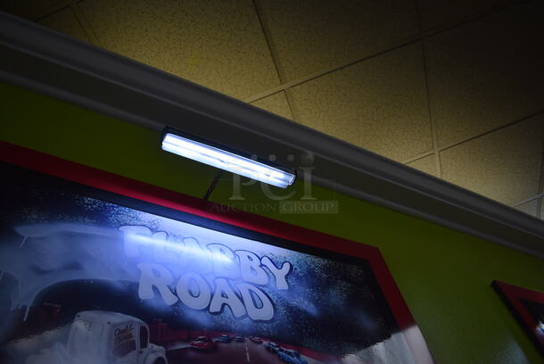 Wall Mount Flabby Road Sign w/ Display Light. 48x1x72. BUYER MUST REMOVE - Image 6 of 6