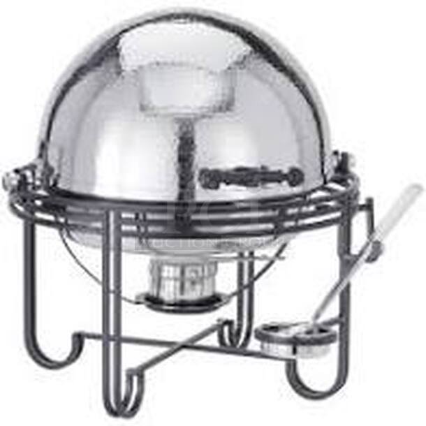 NEW IN BOX! American Metalcraft 7qt Round Chafing Dish. Stock Photo - Image 1 of 1