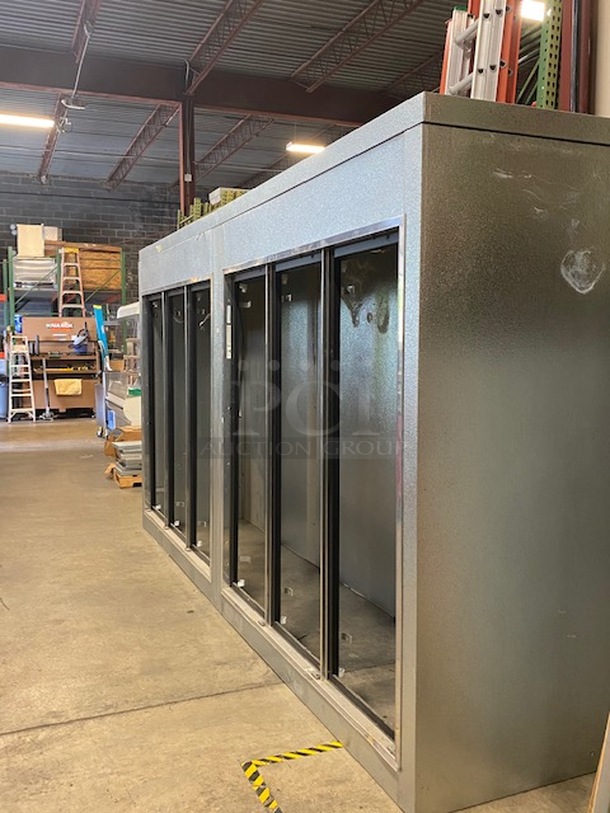 WOW! Imperial Walk In Cooler With Glass Doors. 15'X3'4x8'. Glass Panels Are Included But Not In The Doors. Dimensions And Condenser Information In Photos. - Image 2 of 11