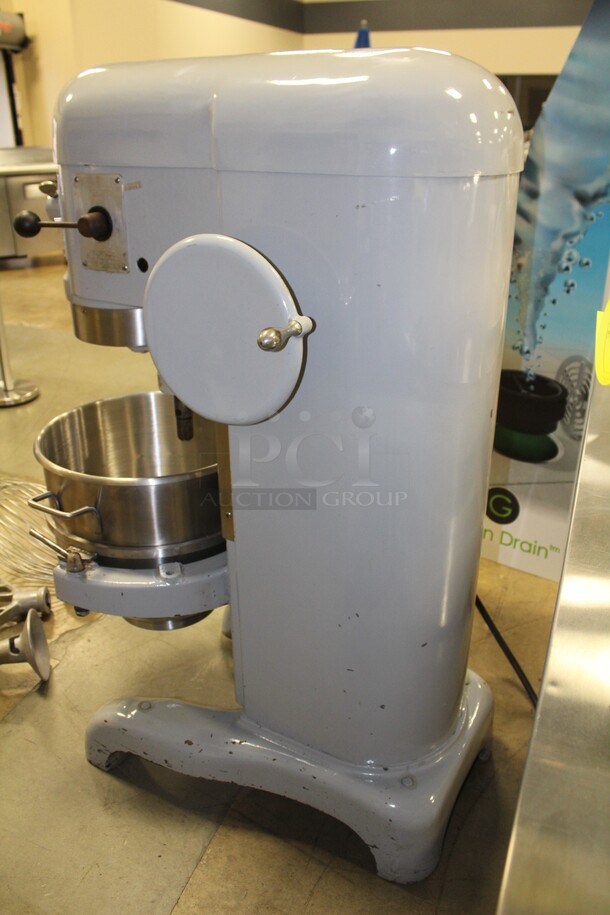 AWESOME! Hobart Model H600 Stainless Steel  60qt  Planetary Floor Mixer With Brand New Commercial Mixing Bowl. Includes Whisk Attachment, Paddle Attachment And Dough Hook. 23x36x54. 208V. 3 Phase. Working When Pulled! - Image 5 of 8