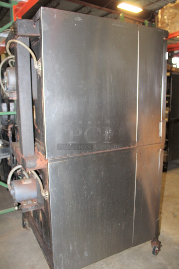 (x2) 2 BEAUTIFUL! Blodgett DFG Series Commercial Stainless Steel Natural Gas Full Size Convection Ovens On Commercial Casters. 38x42x73. 2 Times Your Bid - Image 9 of 9