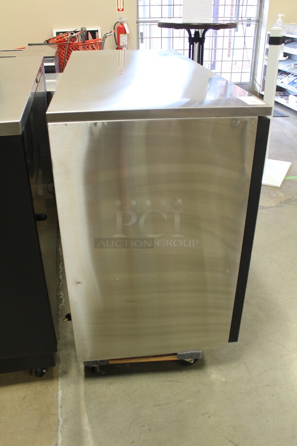 WOW! Krowne Model BS60L-GNB-LL Commercial Two Section Glass Door Bar Back Refrigerator/Cooler. 60x24x36. 115V/60Hz. Working When Pulled! - Image 7 of 8