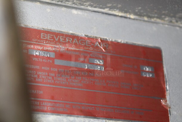 NICE! Beverage Air Commercial Beer Dispenser/Kegerator On Commercial Casters. 24x29.5x50.5. 115V/60Hz. Working When Pulled! - Image 3 of 6