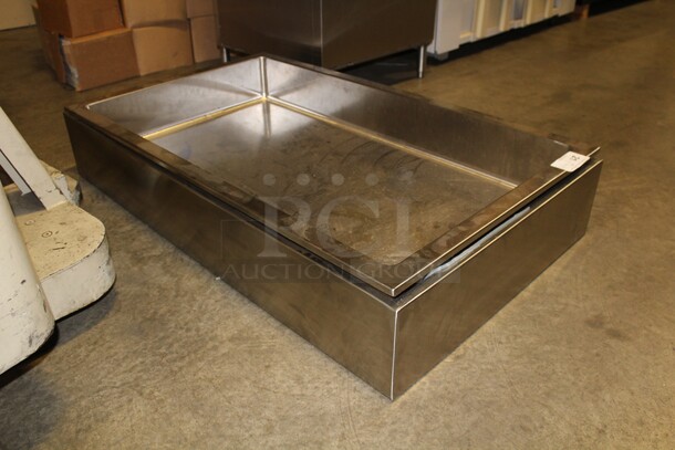 WOW! Commercial Stainless Steel Drop In Insert With Drain. 30.25x50.5x9 - Image 4 of 5